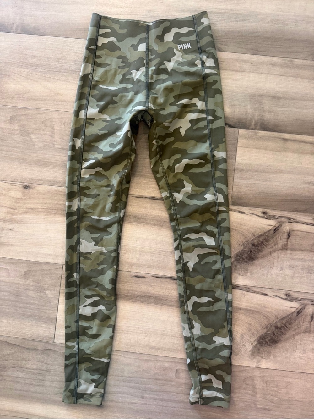 Victoria's Secret PINK Camouflage High Waist Leggings Green Size XS